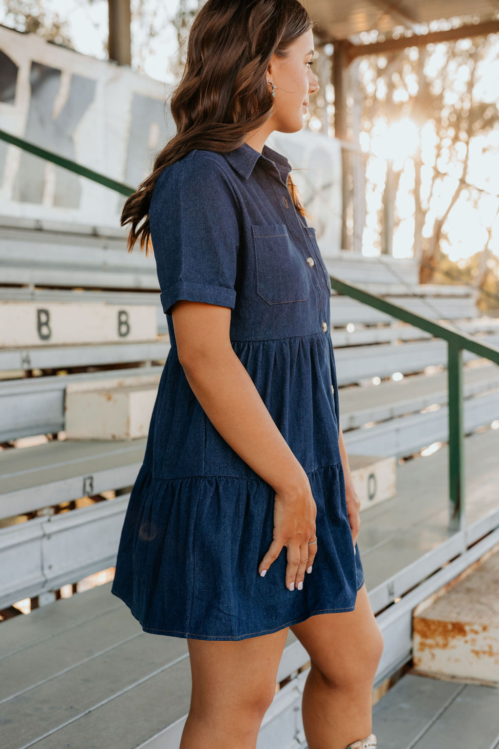 Nevada Denim Dress - Dark Wash