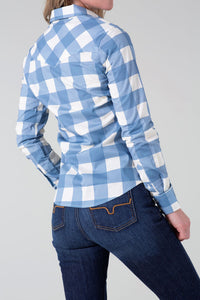 Kimes Ranch Long Sleeved Shirt - Malcom Buffalo Plaid Blue