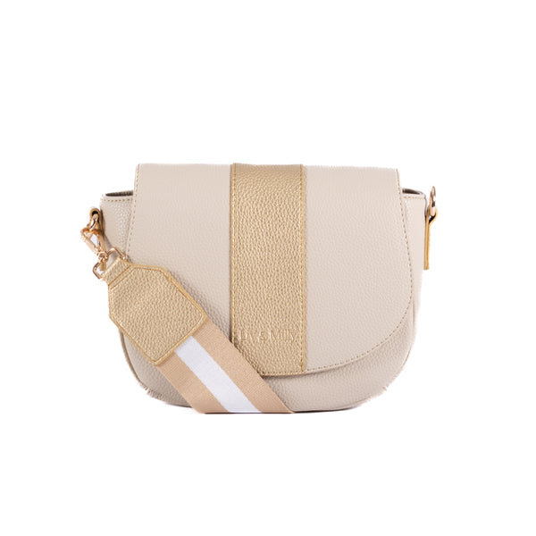 Liv & Milly - Lizzie Crossbody (Cream/Gold)