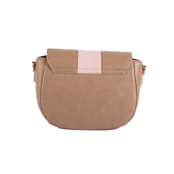 Liv & Milly - Lizzie Crossbody (Caramel/Pastel Pink)