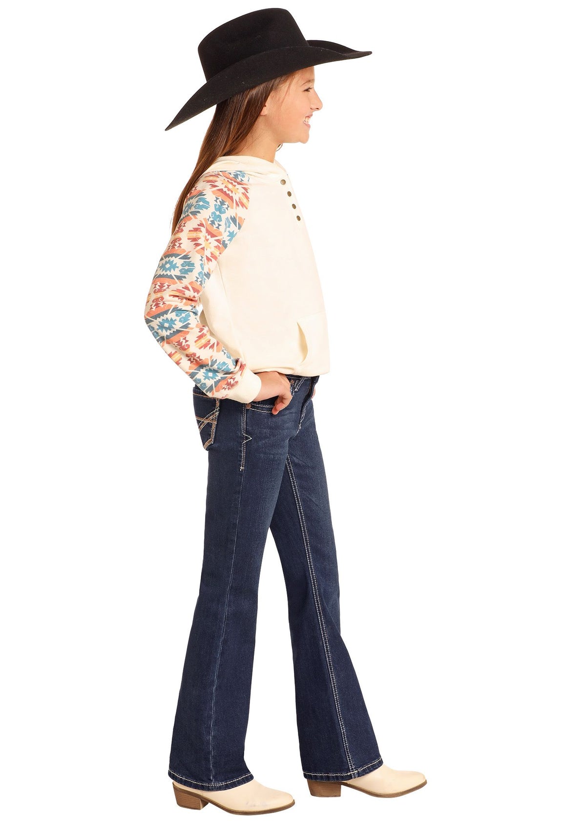 Girl's Rock & Roll Cowgirl Jeans - BG4MD04918