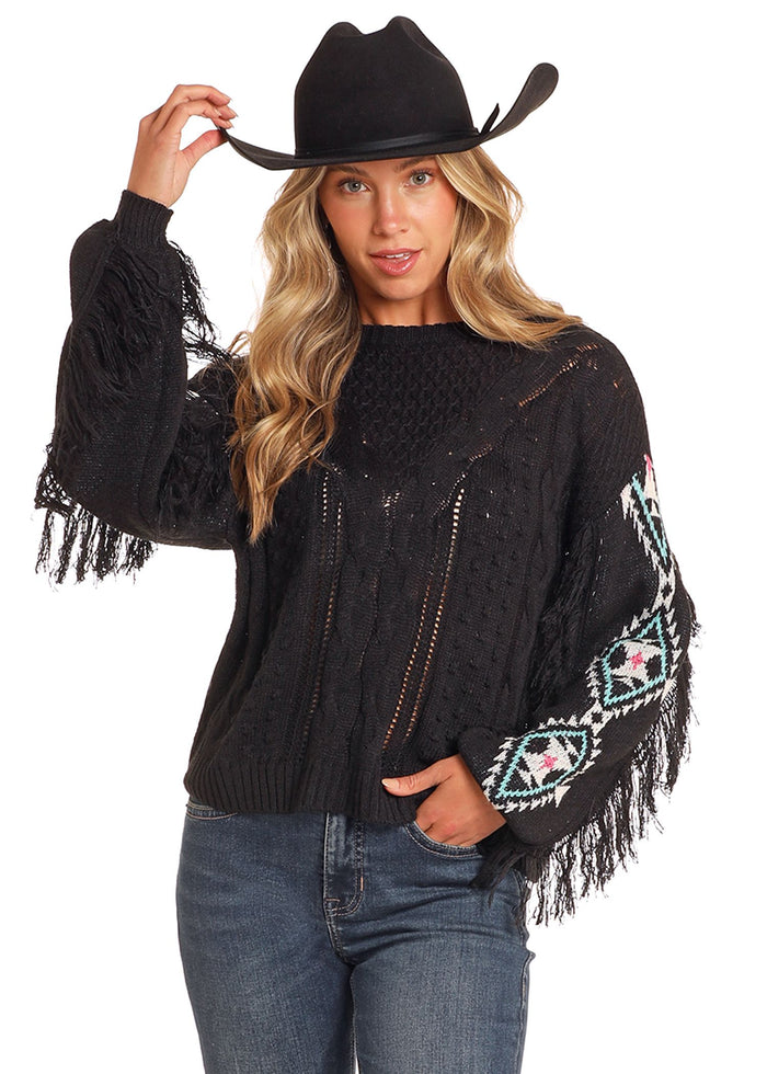 Rock & Roll - Women's Aztec Sweater (BW32T04495)