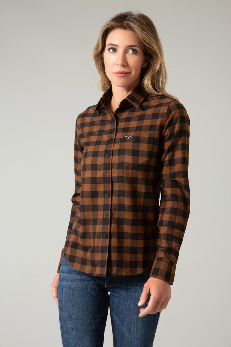 Kimes Ranch Long Sleeved Shirt - Garrison Brown