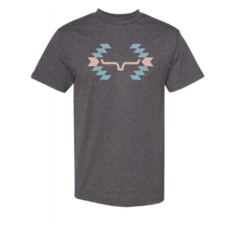 Kimes Ranch Tee - Cactus Sunset  (Charcoal Heather)