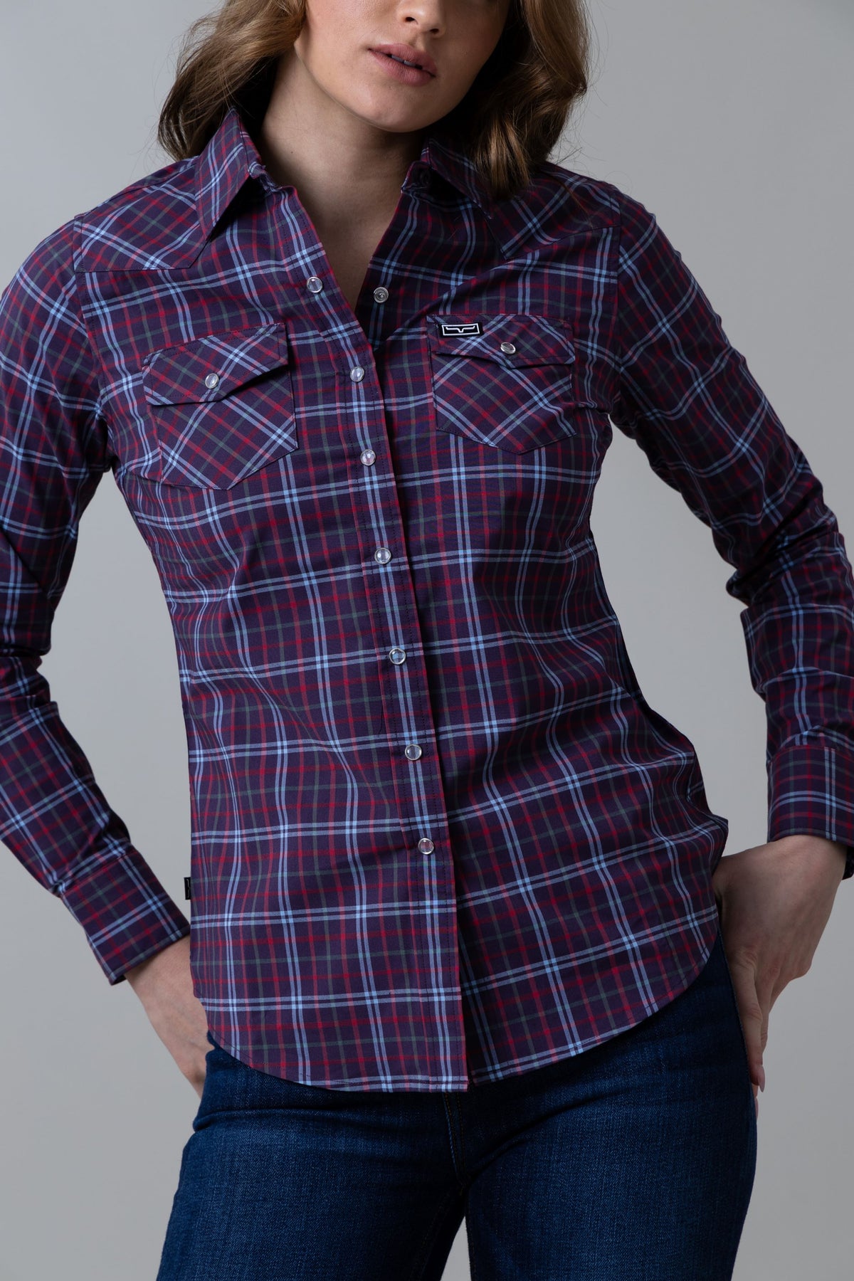 Kimes Ranch Long Sleeved Shirt - Lucas Magenta