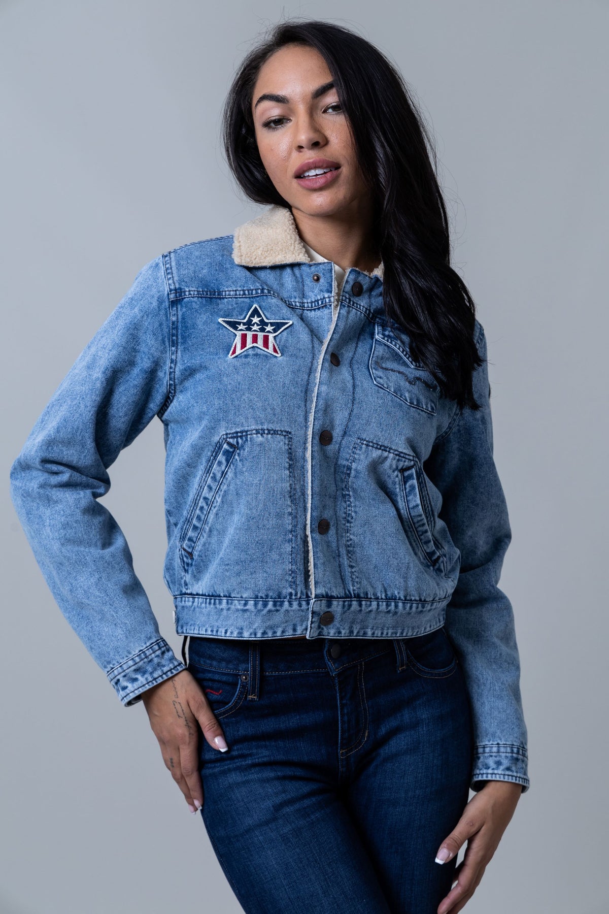 Kimes Ranch Vaquero Trucker Jacket - Denim