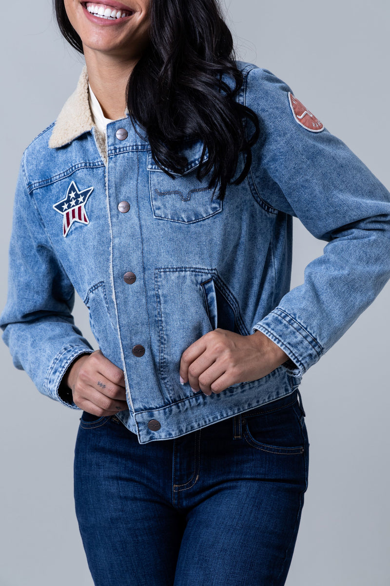 Kimes Ranch Vaquero Trucker Jacket - Denim