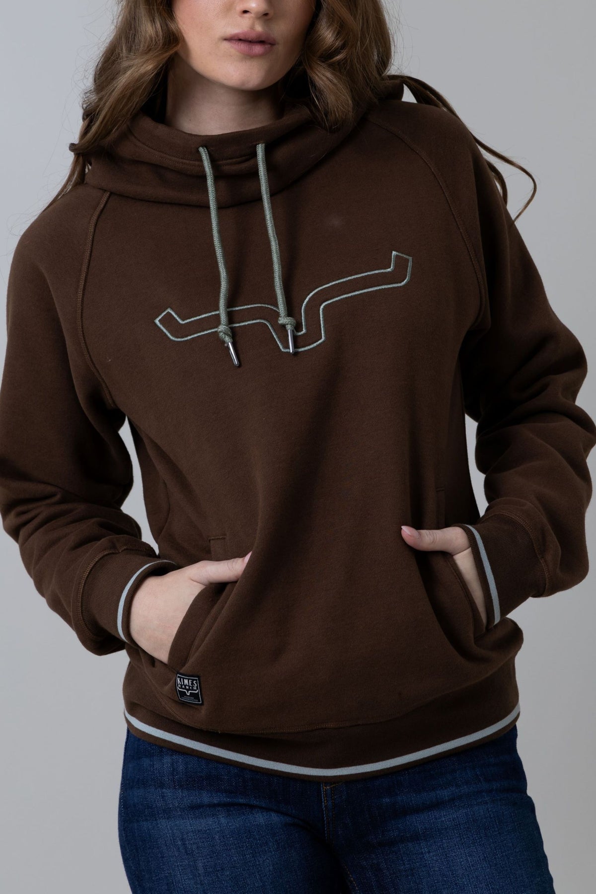 Kimes Ranch Hoodie - Two Scoops Fleece Hoodie (Brown)