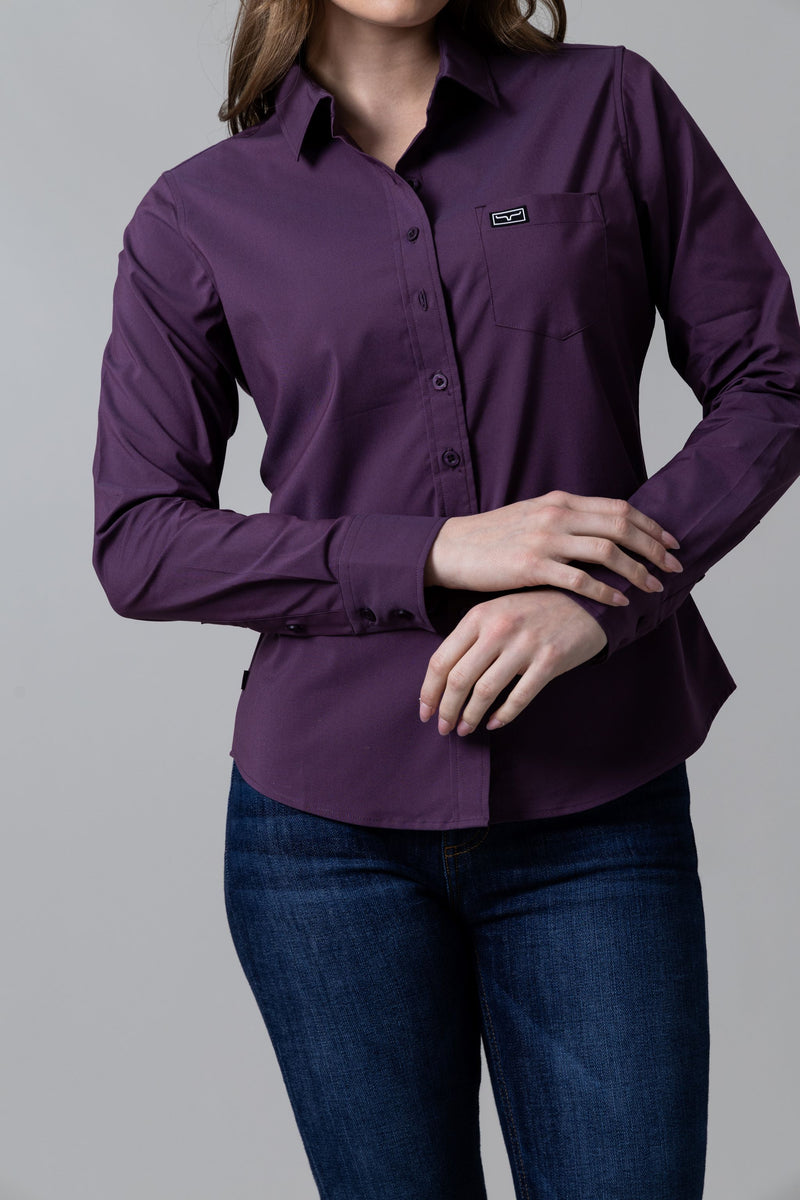 Kimes Ranch Long Sleeved Shirt - Linville Plum