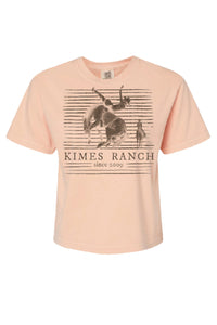 Kimes Ranch Tee - Randy Bareback (Peach)