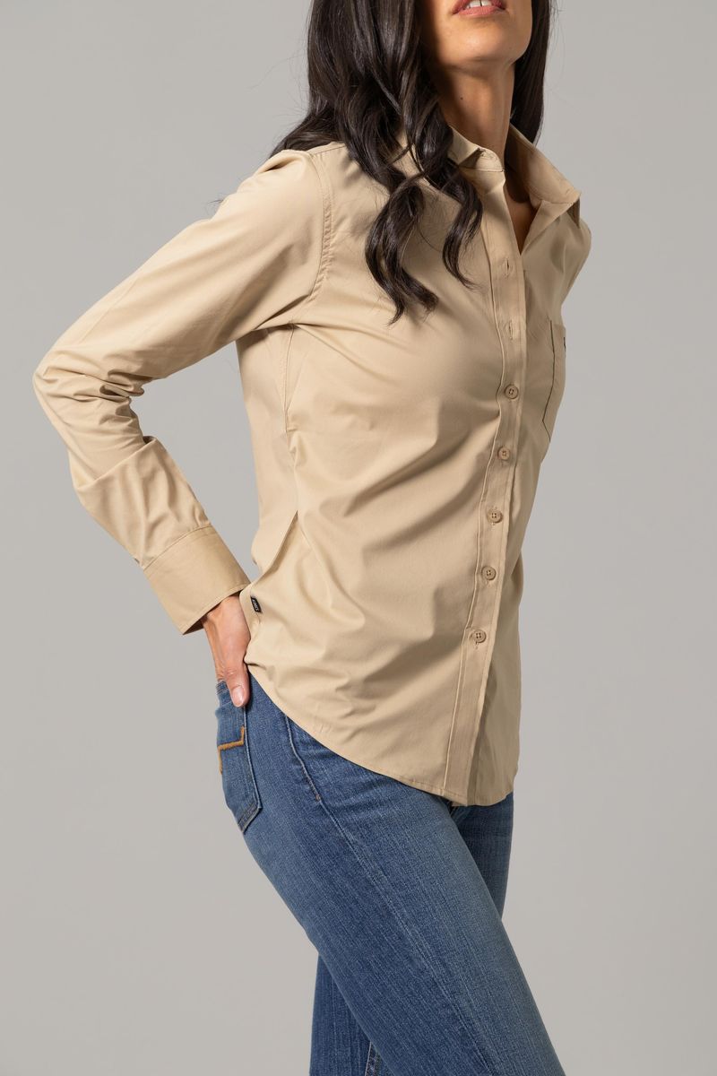 Kimes Ranch Long Sleeved Shirt - KR Team Khaki