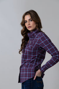 Kimes Ranch Long Sleeved Shirt - Lucas Magenta