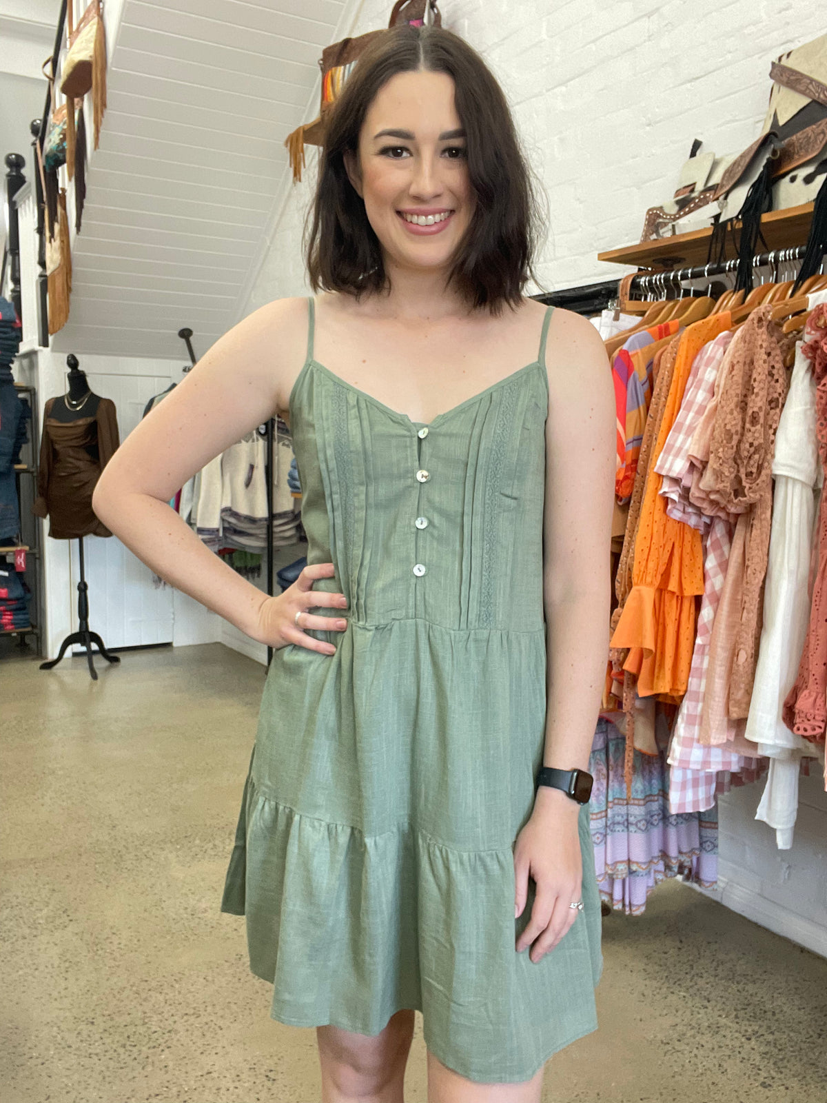 Izzy Dress - Green