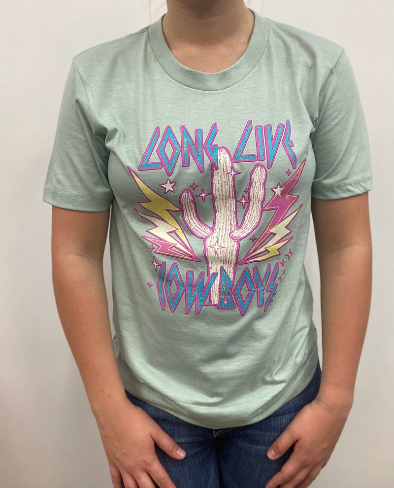 Long Live Cowboys Tee - Mint