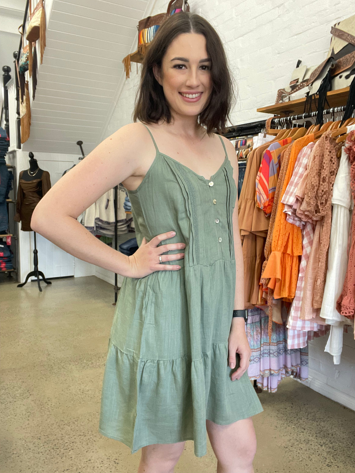 Izzy Dress - Green