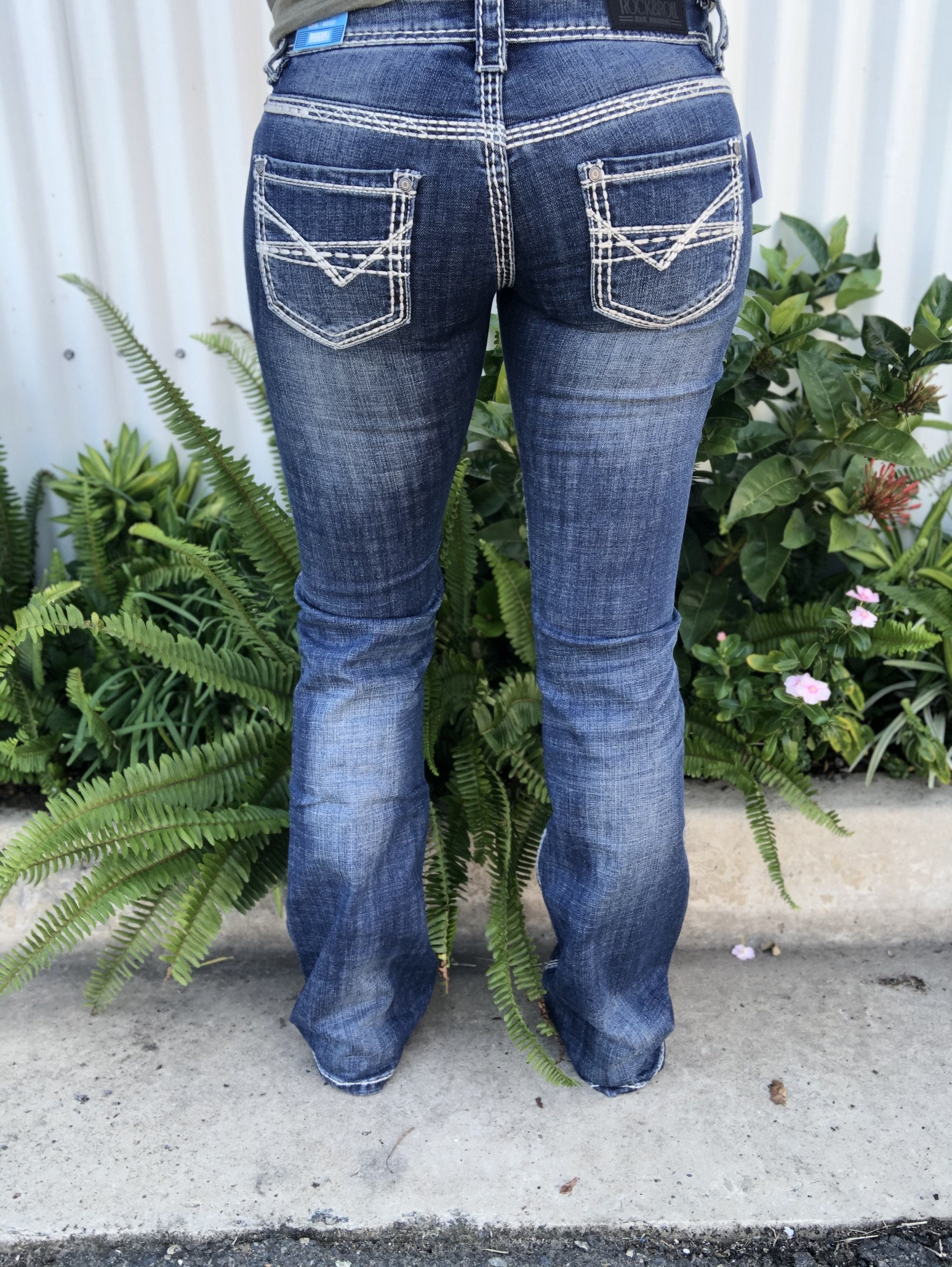 Rock and roll sale cowgirl low rise jeans